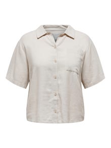 ONLY Camisas Corte regular Cuello de camisa Curve -Moonbeam - 15289358