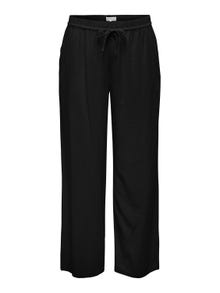 ONLY Pantalons Wide Leg Fit Curve -Black - 15289359