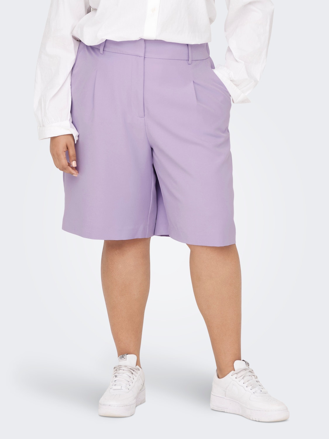 ONLY Shorts Regular Fit Curve -Purple Rose - 15289365