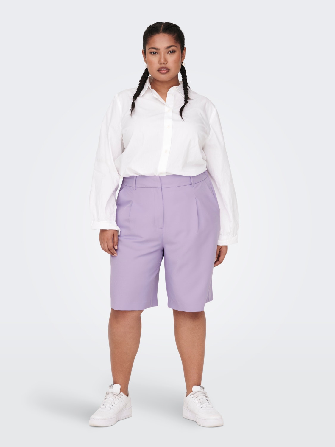 ONLY Regular fit Curve Shorts -Purple Rose - 15289365