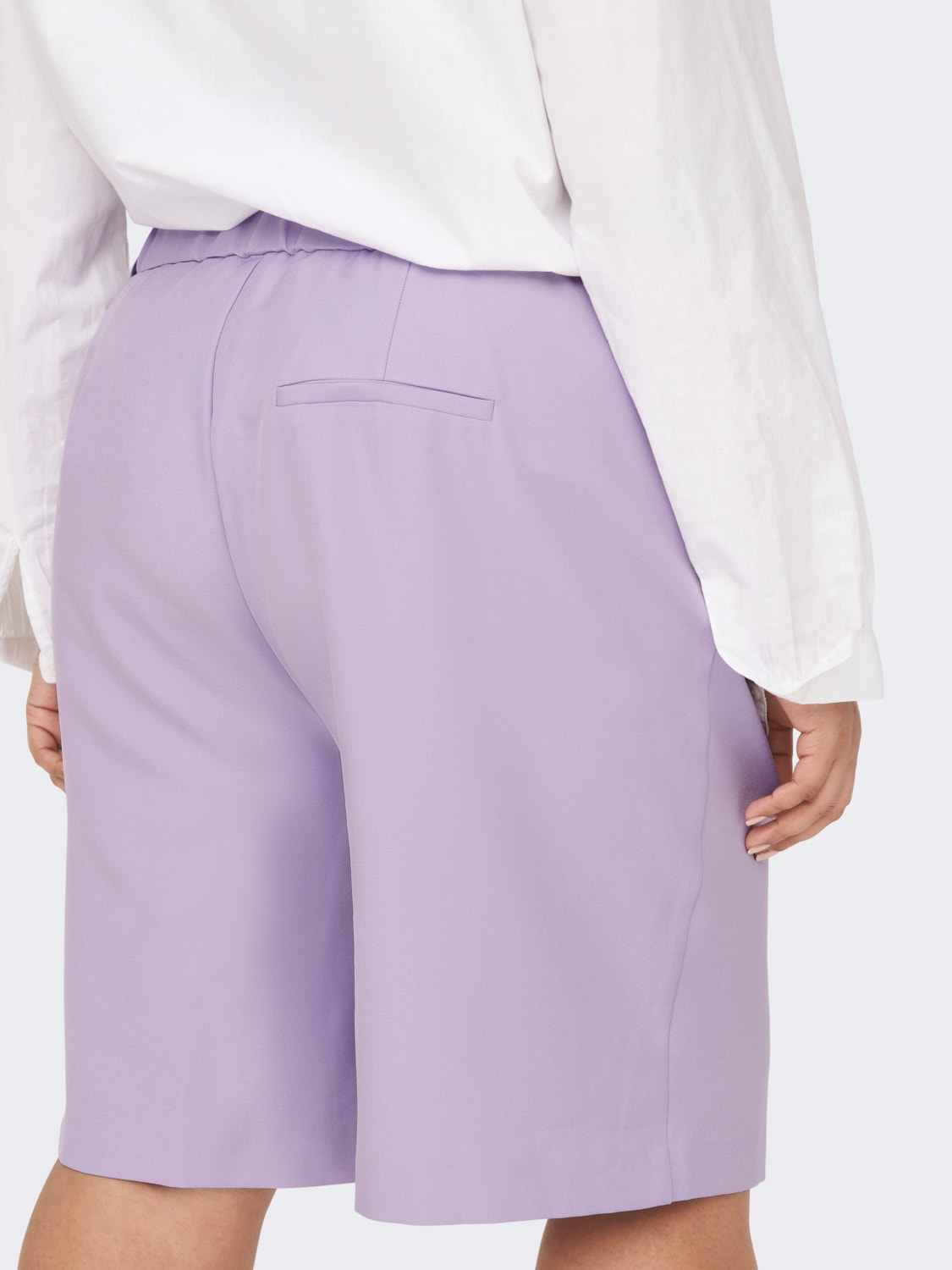 ONLY Curvy klassiske shorts -Purple Rose - 15289365