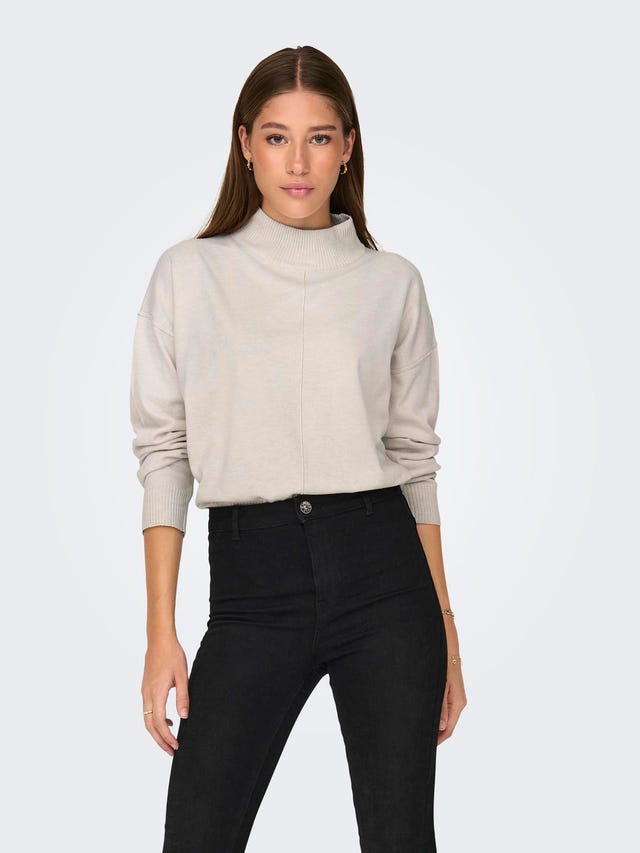 ONLY Knitted pullover with high neck - 15289380