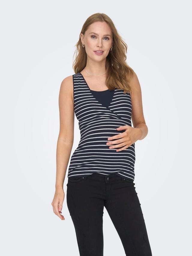 ONLY Tops Regular Fit Col rond Grossesse - 15289435