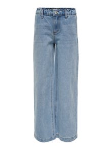 ONLY Wide leg fit Jeans -Light Blue Denim - 15289468