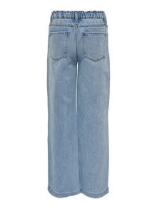 ONLY Wide leg fit Jeans -Light Blue Denim - 15289468