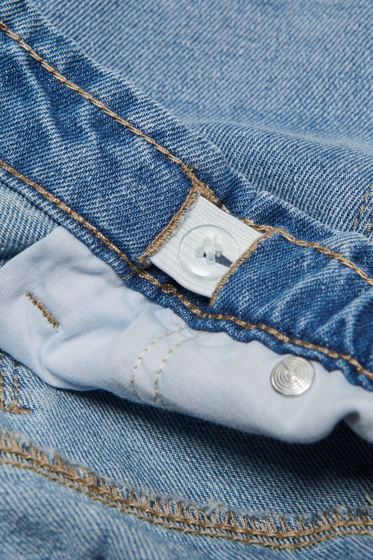 ONLY Weiter Beinschnitt Jeans -Light Blue Denim - 15289468