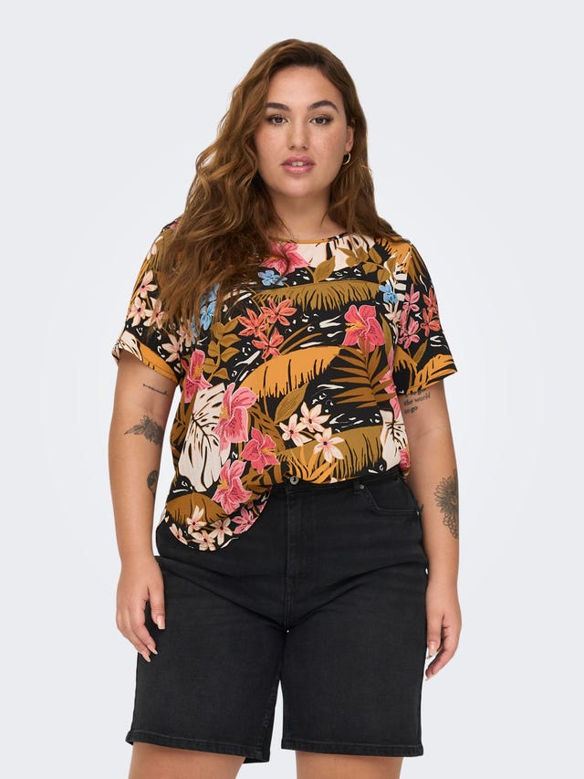ONLY Curvy printed top - 15289478