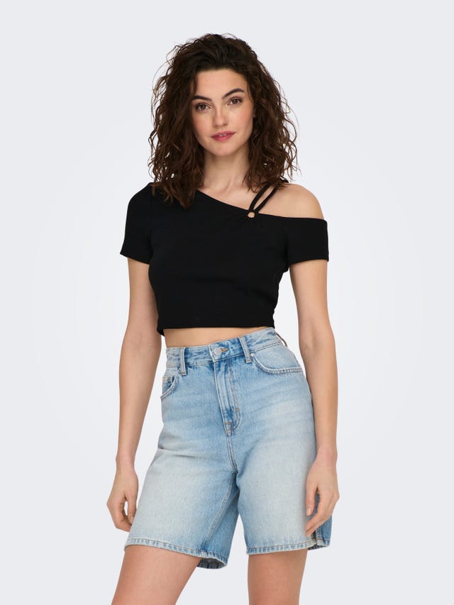 ONLY Cut Out Detailed Cropped Top - 15289556