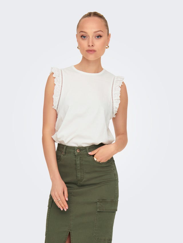ONLY Regular Fit Round Neck Top - 15289579