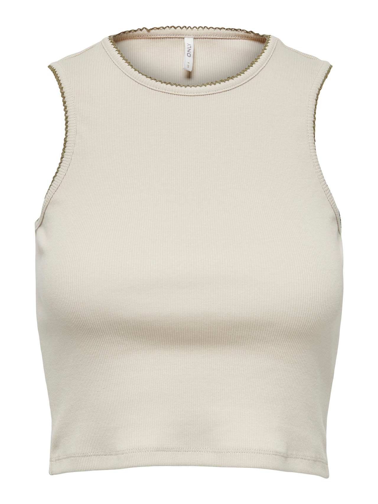 ONLY Regular Fit O-Neck Top -Peyote - 15289581