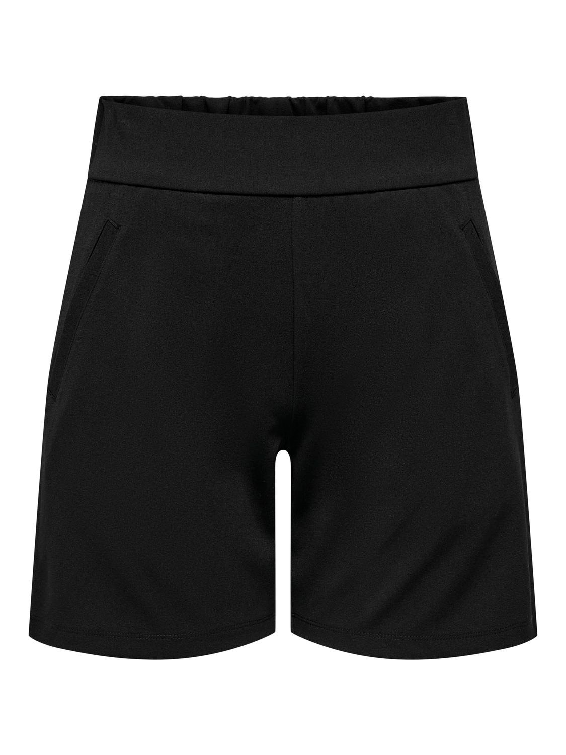 ONLY Loose Fit Mid Waist Short -Black - 15289586