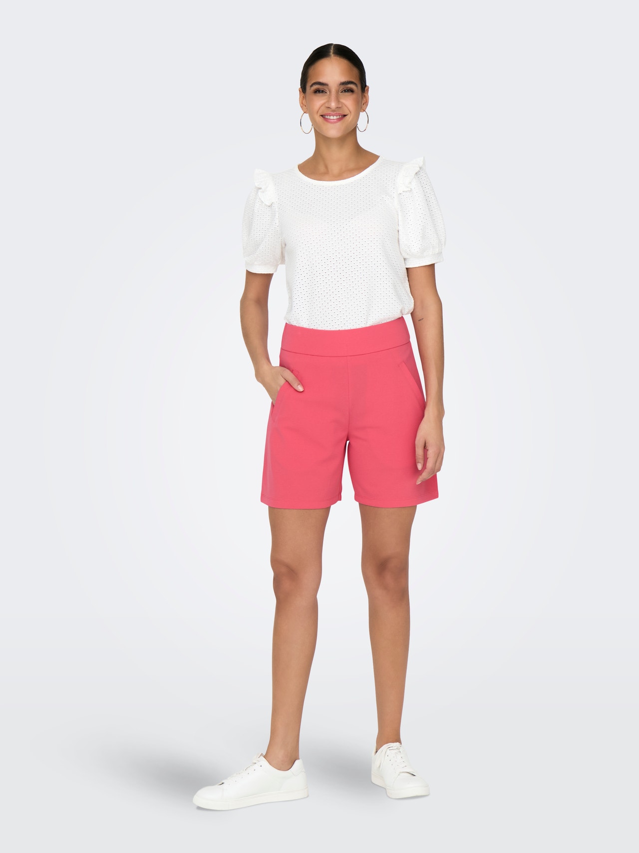 ONLY Loose fit Shorts -Coral Paradise - 15289586