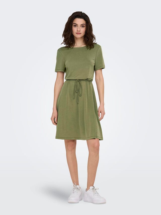 ONLY Regular Fit O-Neck Short dress - 15289597