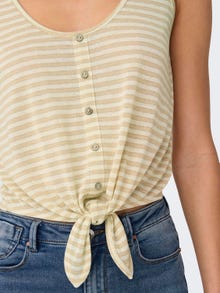 ONLY Top With Knot Detail -Irish Cream - 15289691