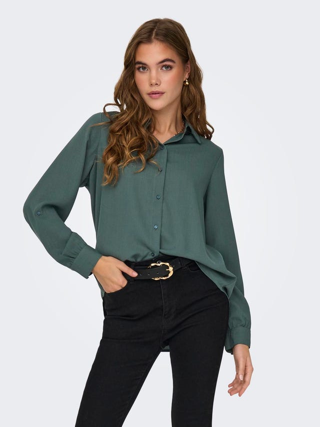 ONLY Solid colored loose fit shirt - 15289719
