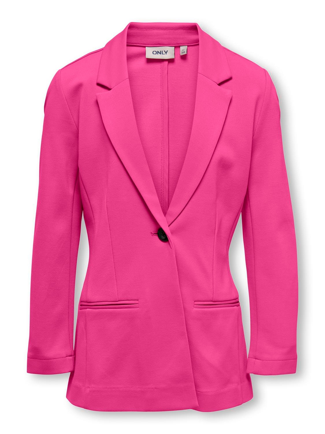 ONLY Blazers Long Line Fit Col italien -Raspberry Rose - 15289853
