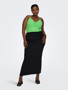 ONLY Tops Regular Fit Col rond Curve -Summer Green - 15289998