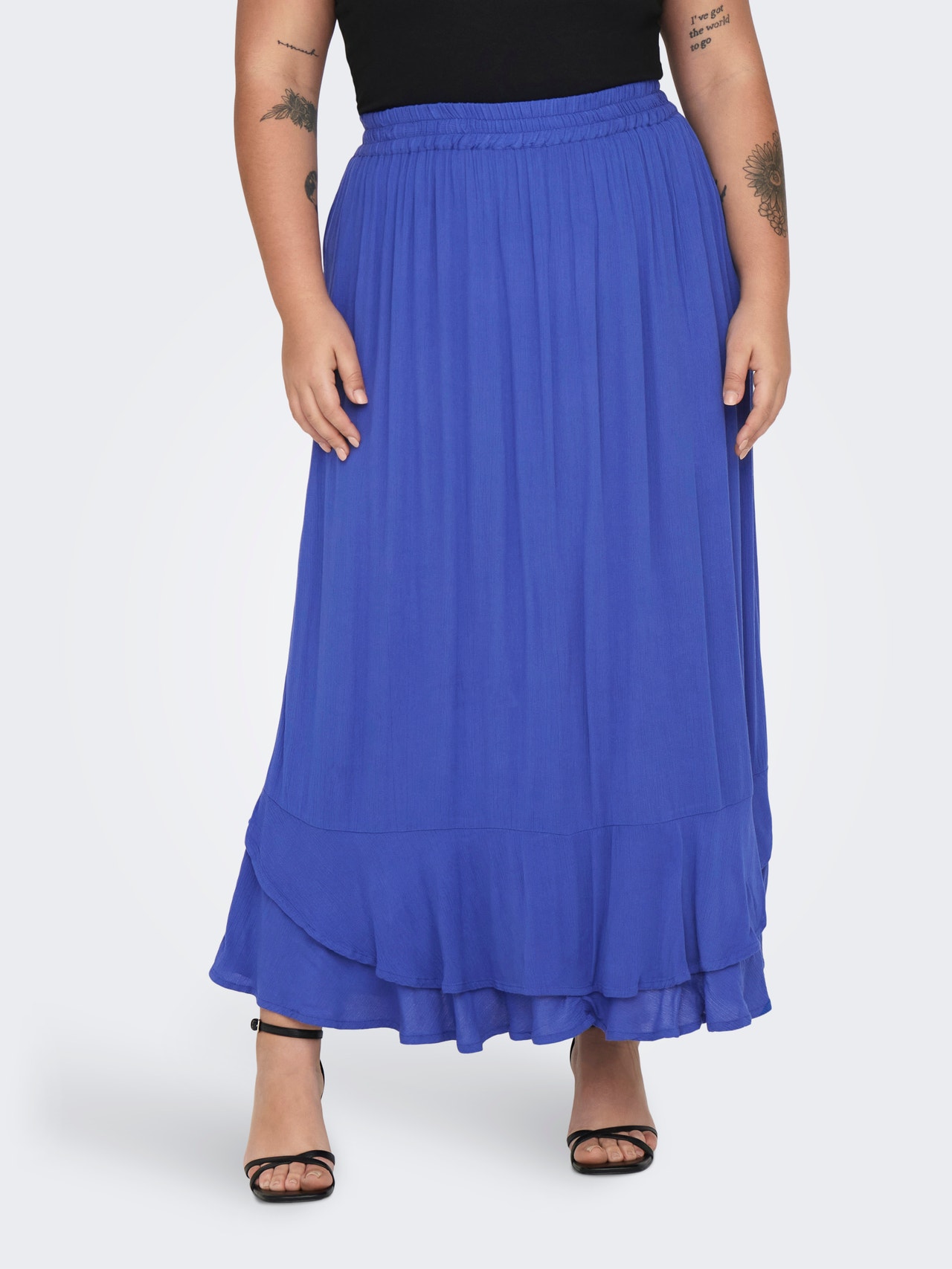ONLY Long skirt -Dazzling Blue - 15290011