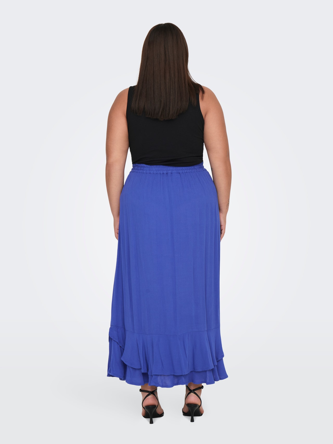 ONLY Curvy maxi skirt -Dazzling Blue - 15290011
