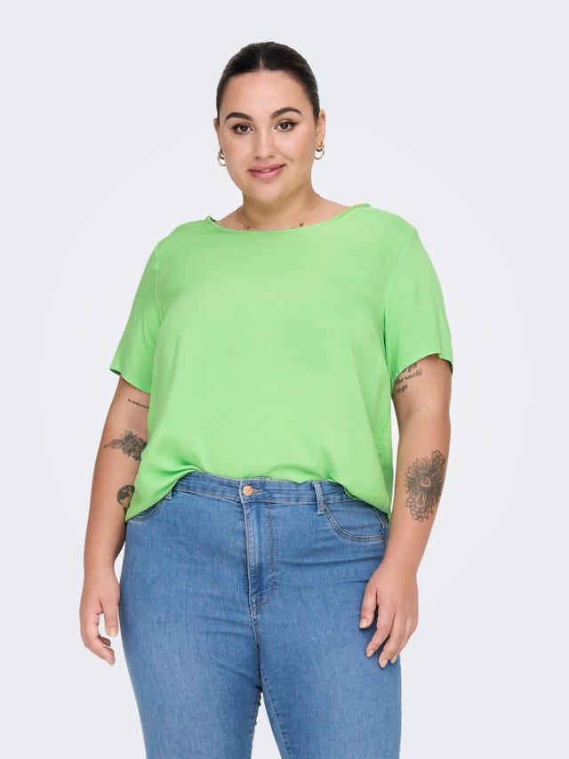 ONLY Curvy viscose top - 15290014