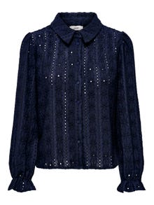 ONLY Lace Shirt -Night Sky - 15290191