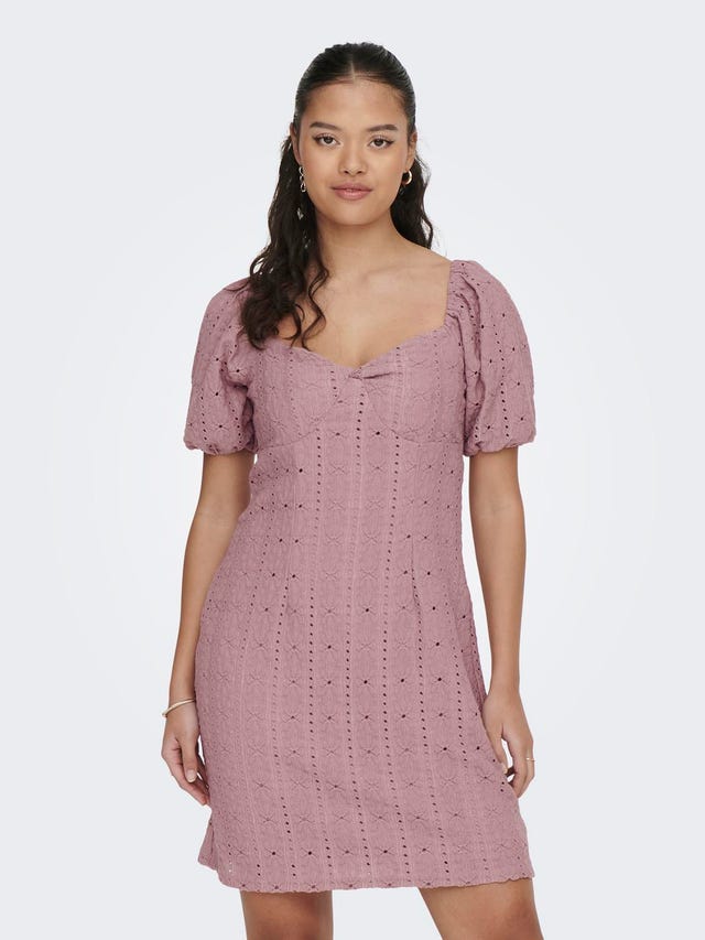 ONLY Mini v-hals kjole - 15290192