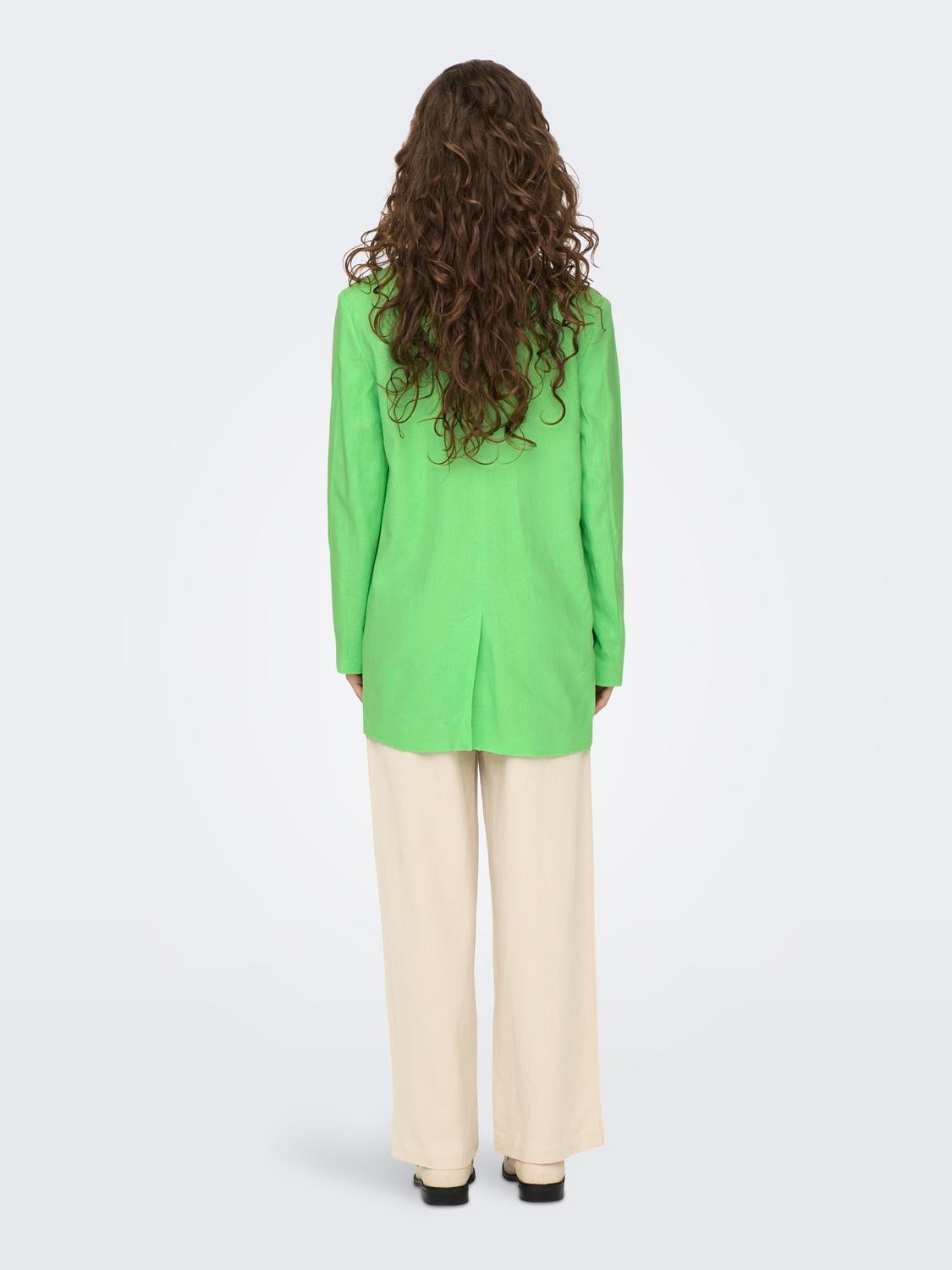 ONLY Blazers Corte oversized Cuello invertido -Summer Green - 15290245