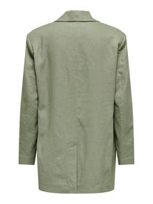 ONLY Oversize Fit Reverse Blazer -Oil Green - 15290245