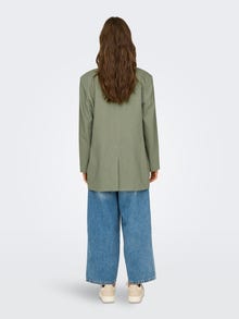 ONLY Oversize Fit Reverse Blazer -Oil Green - 15290245