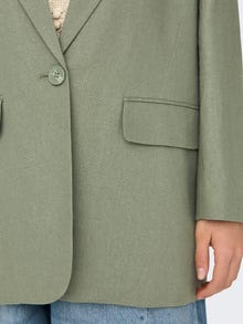 ONLY Oversize Fit Reverse Blazer -Oil Green - 15290245