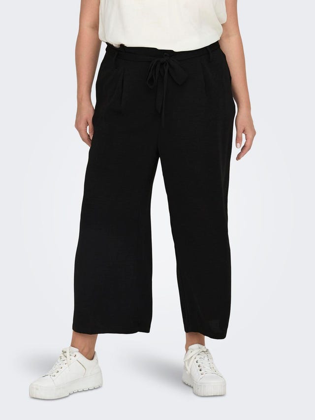 ONLY Curvy wide Leg Pants With Belt - 15290293