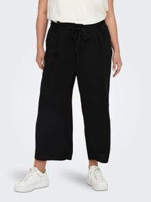 ONLY Pantalons Regular Fit Taille moyenne -Black - 15290293