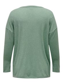 ONLY Cardigans Col rond Épaules tombantes -Chinois Green - 15290338