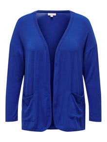 ONLY Curvy cardigan med lommer -Surf the Web - 15290338