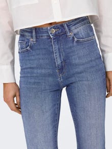 ONLY Flared Fit High waist Jeans -Medium Blue Denim - 15290366