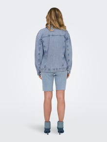 ONLY Oversized denim jacket -Light Blue Denim - 15290378