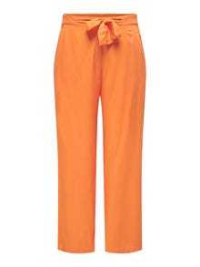 ONLY Normal geschnitten Mittlere Taille Hose -Orange Peel - 15290396