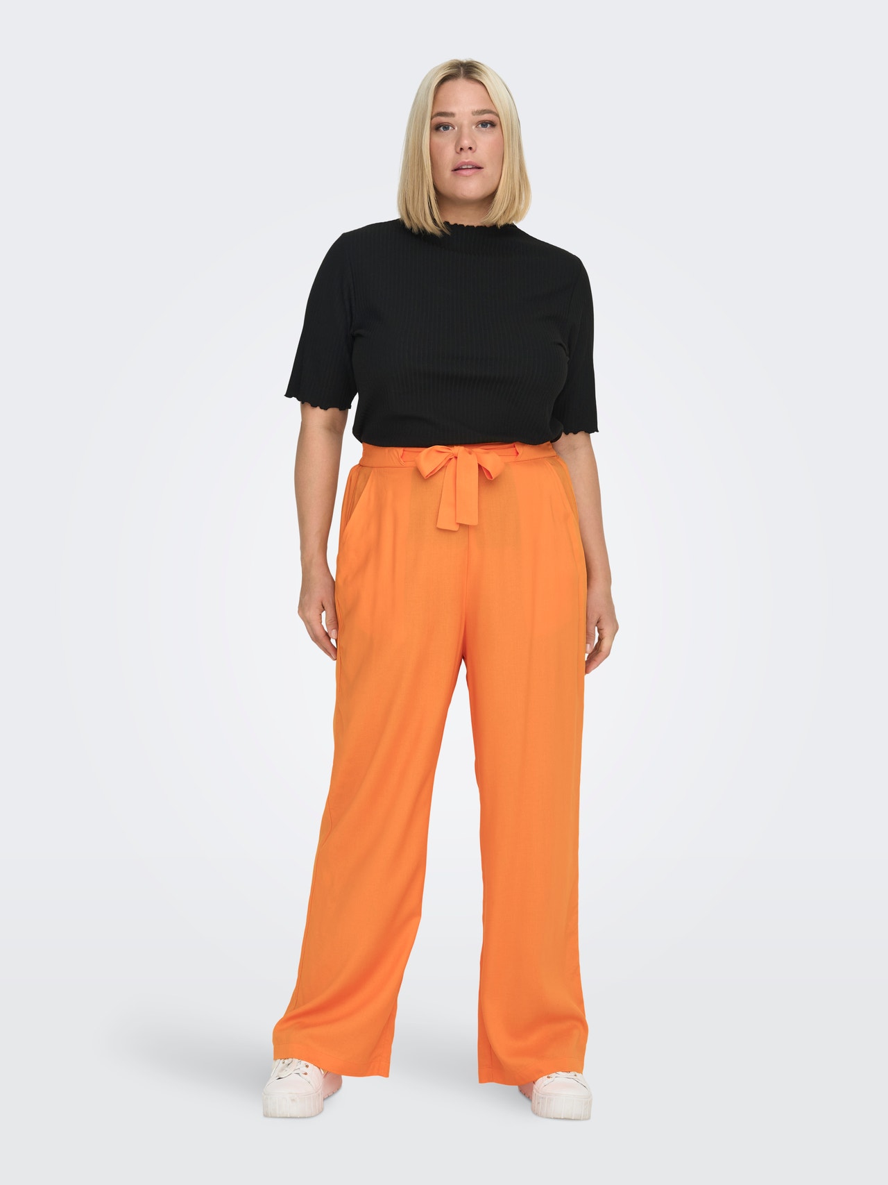 ONLY Regular fit Regular waist Broeken -Orange Peel - 15290396
