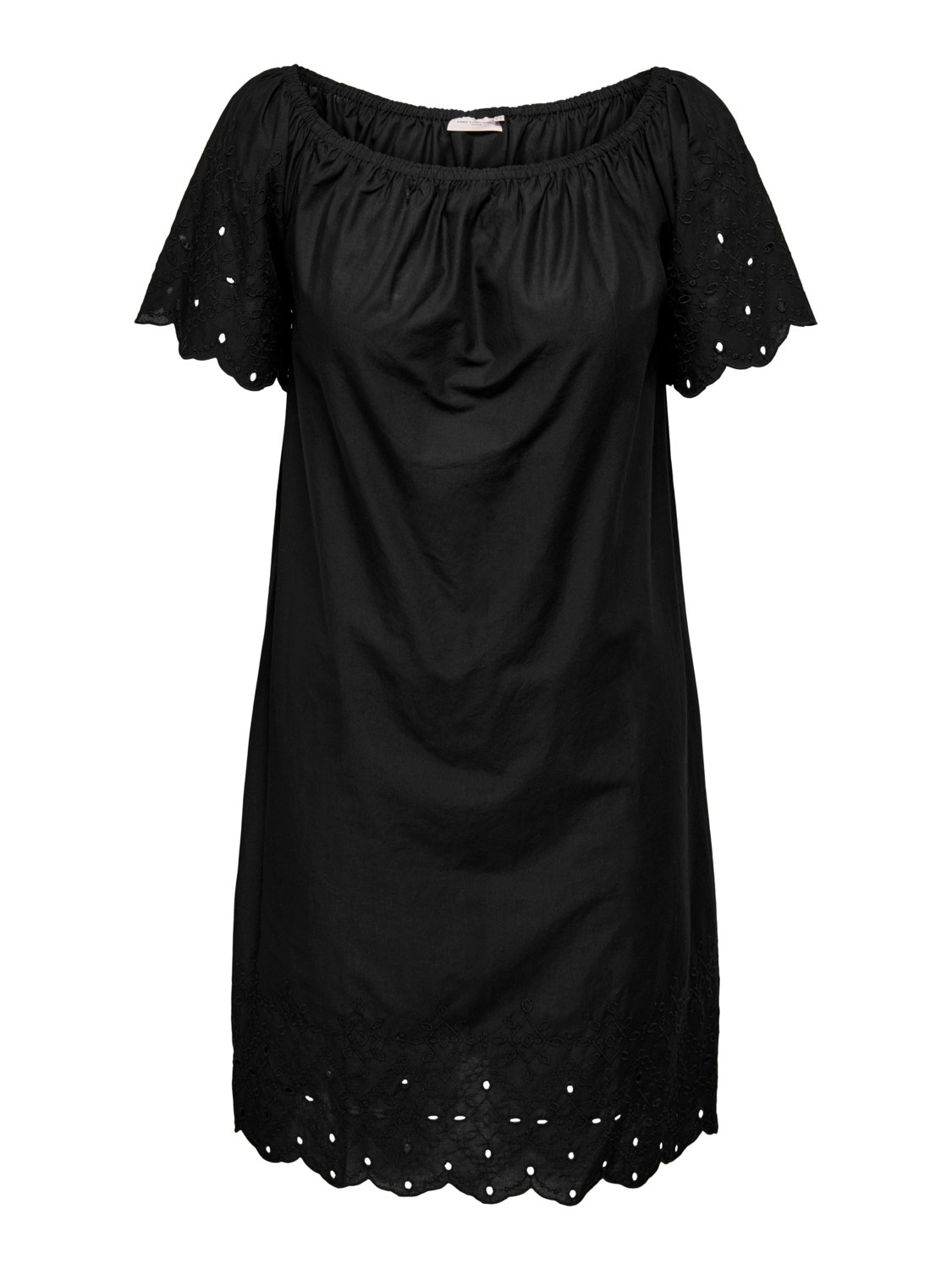 ONLY Normal geschnitten Schulterfrei Kurzes Kleid -Black - 15290424