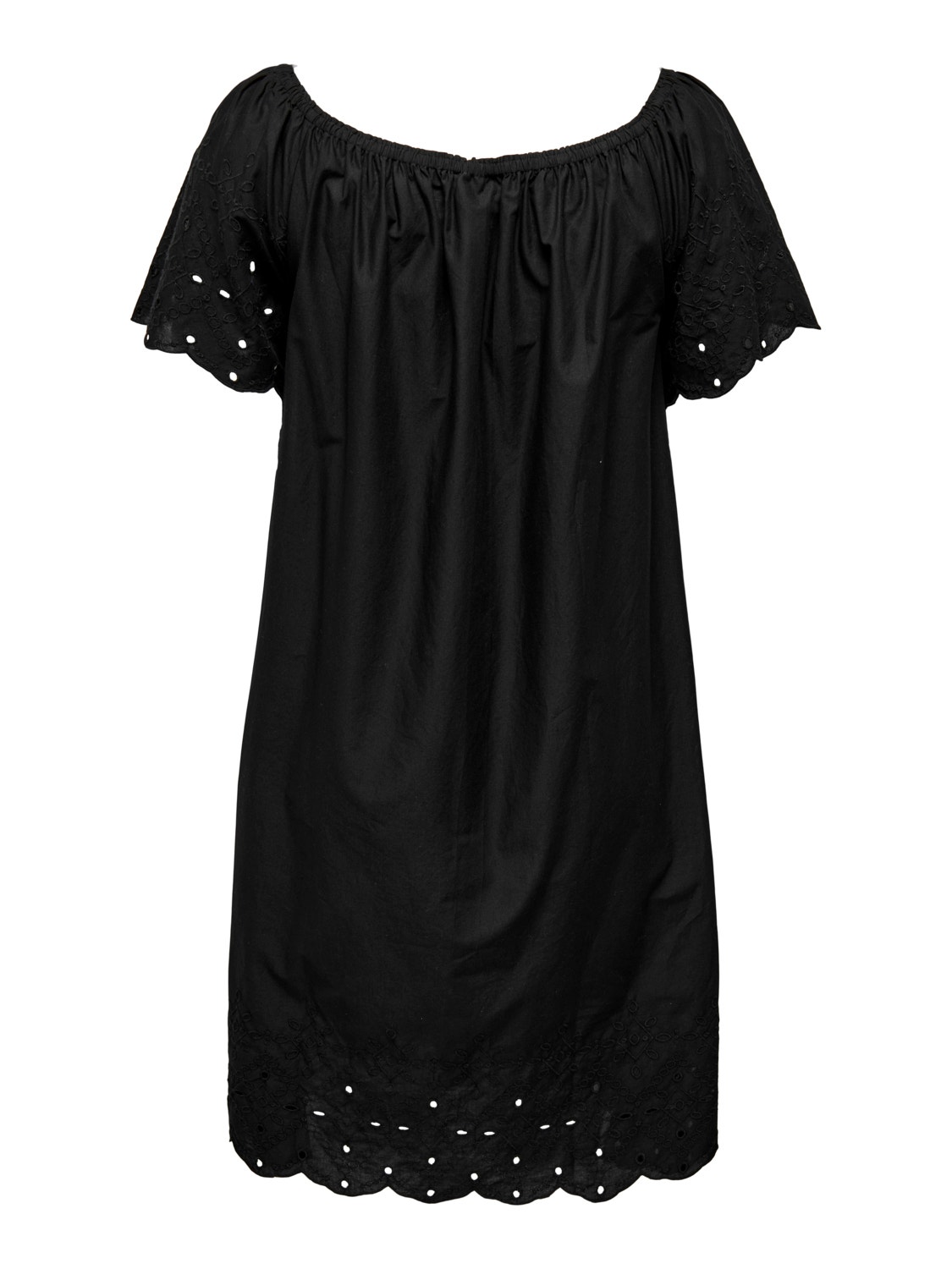 ONLY Regular Fit Off Shoulder Short dress -Black - 15290424