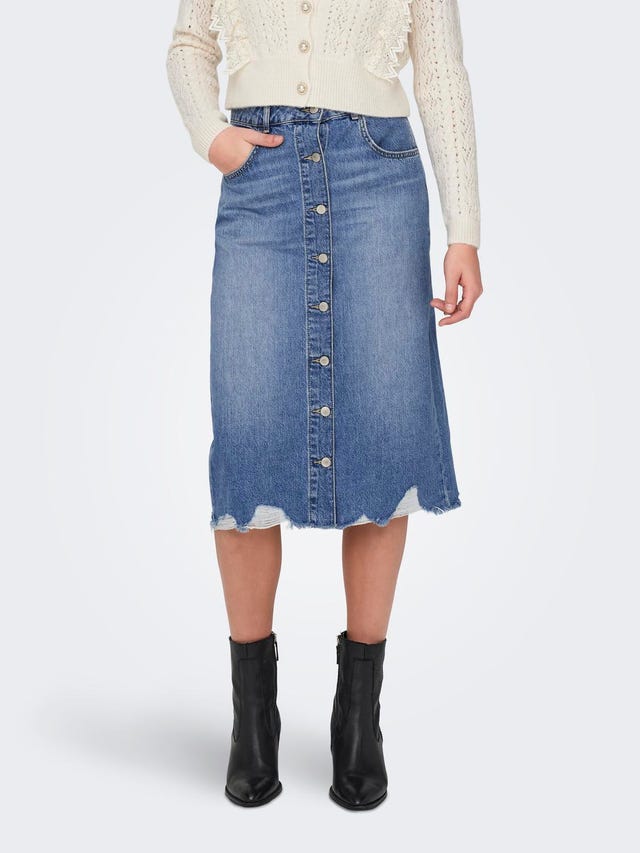 ONLY High waist Long skirt - 15290437