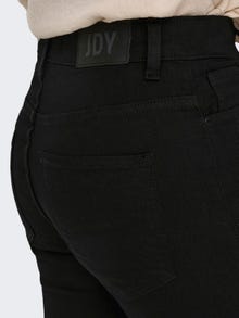 ONLY Jeans Skinny Fit Taille haute Fentes latérales -Black Denim - 15290503