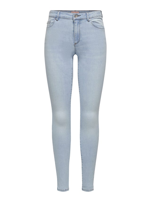 ONLY Skinny Fit Middels høy midje Petite Jeans - 15290535