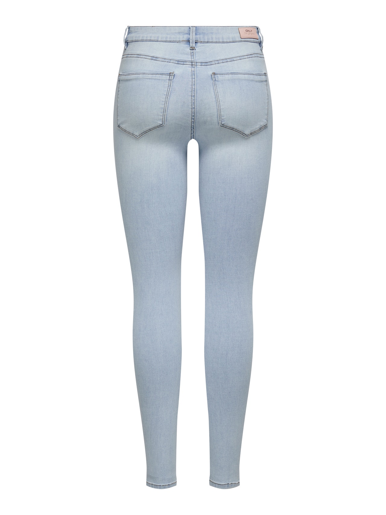 ONLY ONLWauw Mid Waist Skinny Jeans -Special Bright Blue Denim - 15290535