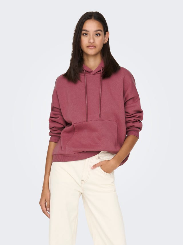 ONLY Pocket Hood Sweatshirt - 15290592