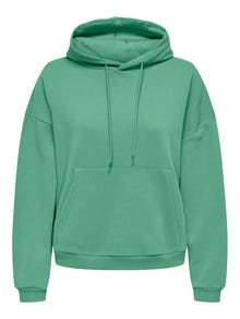 ONLY Basic Sweat Hoodie -Creme De Menthe - 15290592