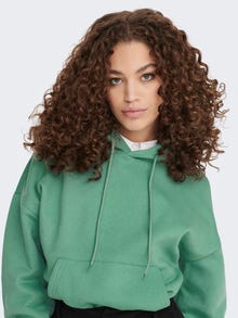 ONLY Basic Sweat Hoodie -Creme De Menthe - 15290592