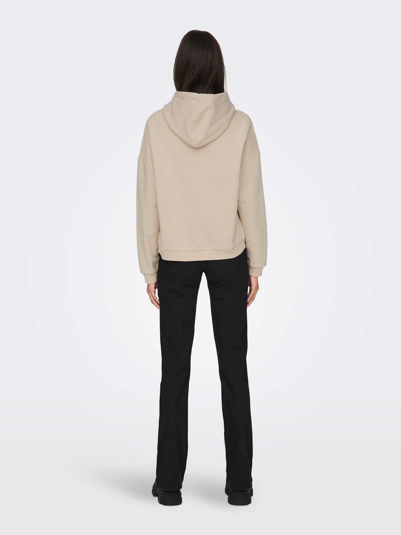 ONLY Regular Fit O-Neck Sweatshirt -Sandshell - 15290592