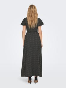 ONLY Maxi v-neck dress -Black - 15290628