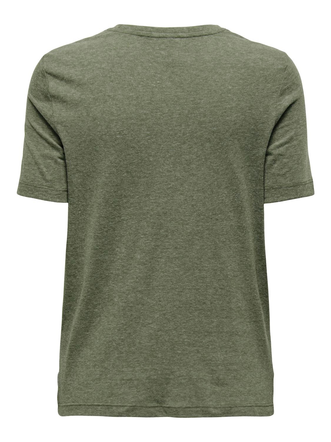 ONLY Regular Fit Round Neck T-Shirt -Kalamata - 15290646